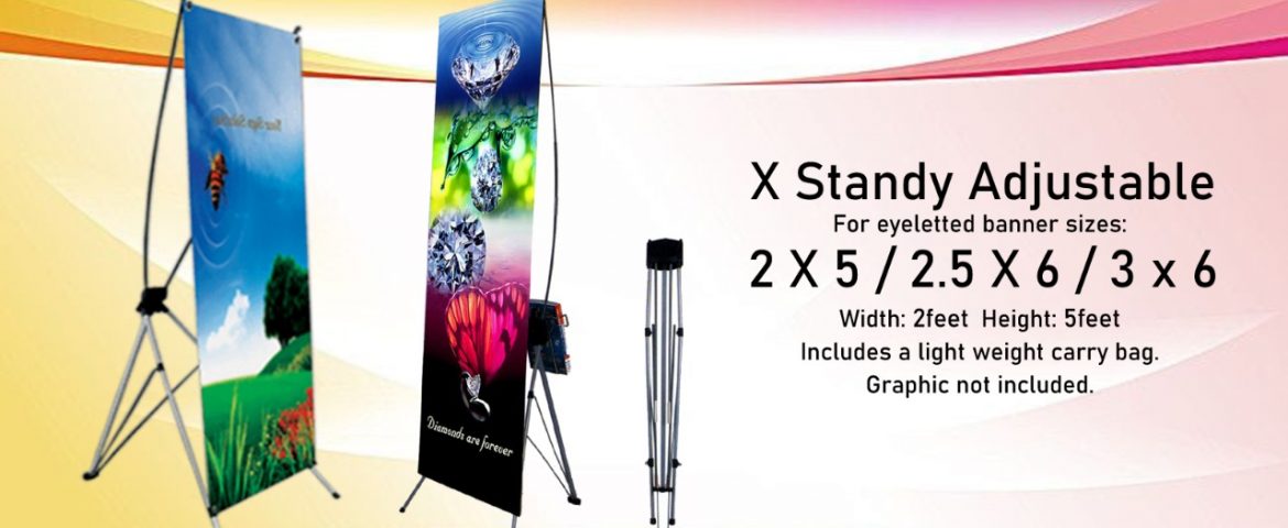 X Standy Adjustable  2 x 5 / 2.5 x 6 / 3 x 6